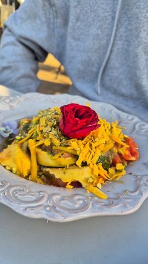 Ravioli at Organic in Mallorca