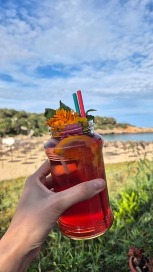 Homemade Cold Tea at Organic in Mallorca