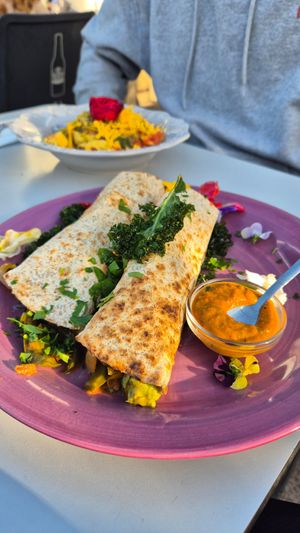 Wraps at Organic in Mallorca