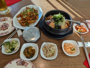 Bibimbap Tofu und Chili Kong Bulgogi at Seoul Kitchen in Nuremberg