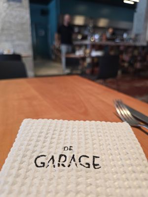 Napkin at De Garage in Kortrijk