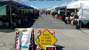 Sat market at Joshua Tree Farmers Market in Joshua Tree