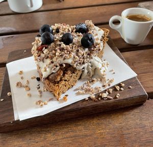 Carrot cake at Esquina in Lanzarote