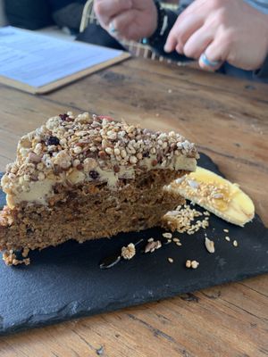 Carrot cake at Esquina in Lanzarote