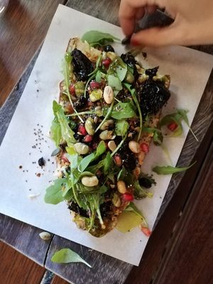 Tostada con trufa at Esquina in Lanzarote