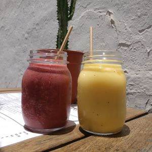 Smoothies at Esquina in Lanzarote