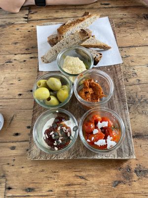 Tapas platter  at Esquina in Lanzarote