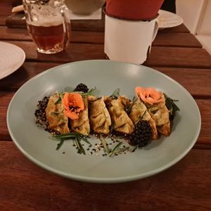 Gyozas at Esquina in Lanzarote