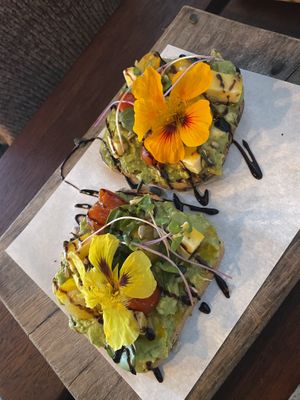 avocado toast  at Esquina in Lanzarote