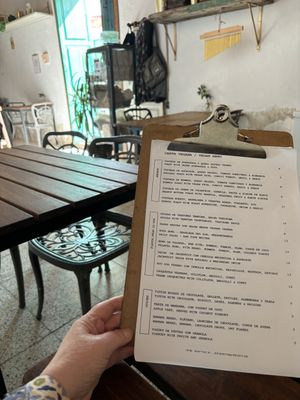 Menu   at Esquina in Lanzarote