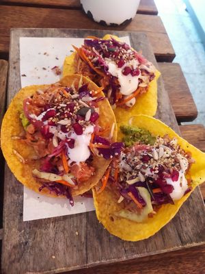 Tacos de Jackfruit at Esquina in Lanzarote