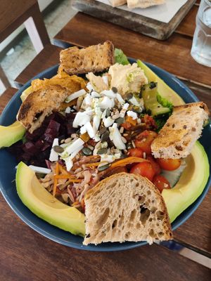 Salad of the day at Esquina in Lanzarote