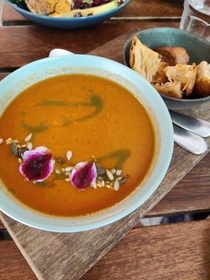 Gazpacho at Esquina in Lanzarote