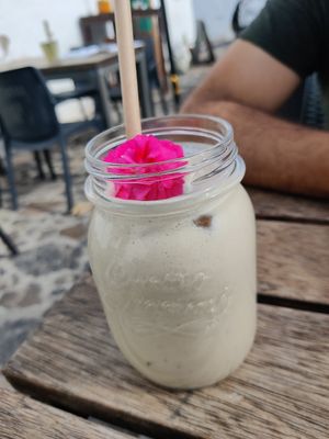 Batido con gofio at Esquina in Lanzarote