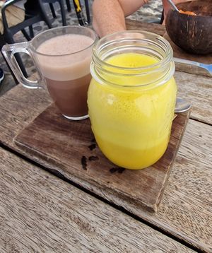 Hot Chocolate and Golden Milk at Esquina in Lanzarote