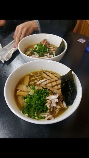 Vegan curry ramen at Little Shop of Ramen in Mariposa