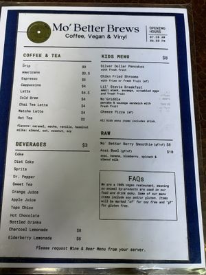 Tried the elderberry lemonade. It was pretty sweet for my taste but very good flavor! at Mo' Brunch + Brews in Houston