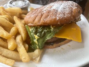 Dilla Donut Sandwich  at Mo' Brunch + Brews in Houston