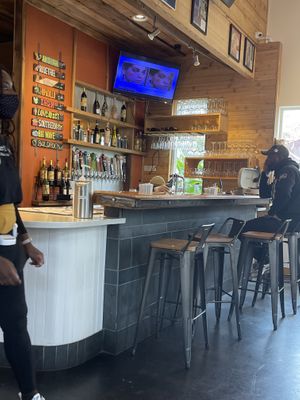 Inside bar   at Mo' Brunch + Brews in Houston