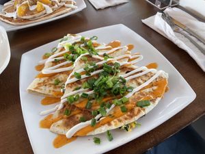 Breaking Quesadilla   at Mo' Brunch + Brews in Houston