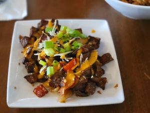 Truffle Hash  at Mo' Brunch + Brews in Houston