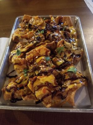 Viet-Nacho at Mo' Brunch + Brews in Houston