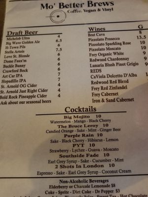 Fun cocktails to choose from at Mo' Brunch + Brews in Houston