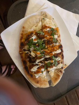 The boss flatbread   at Mo' Brunch + Brews in Houston