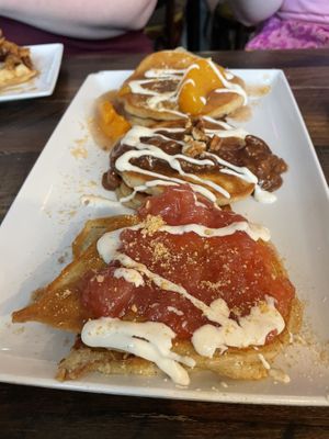 Pancake Flight  at Mo' Brunch + Brews in Houston