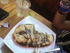 Feta flatbread  at Mo' Brunch + Brews in Houston