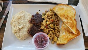 Mo' Better Breakfast combo - every element is delicious at Mo' Brunch + Brews in Houston