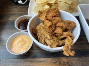 Side of shrooms  at Mo' Brunch + Brews in Houston