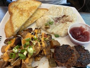 Breakfast combo  at Mo' Brunch + Brews in Houston