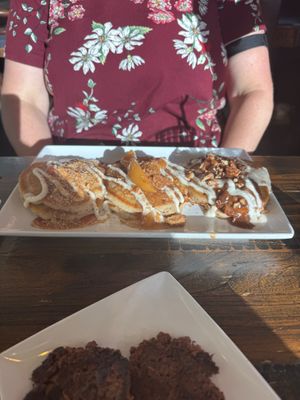 Pancake Flight at Mo' Brunch + Brews in Houston