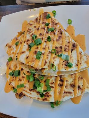Quesadilla at Mo' Brunch + Brews in Houston