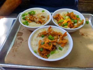 Shrooms and Grits Flight at Mo' Brunch + Brews in Houston