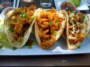 Brunch Tacos at Mo' Brunch + Brews in Houston