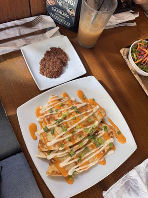 Breakfast Quesadillas   at Mo' Brunch + Brews in Houston