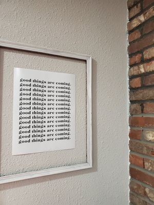 Cute art at Wicked BOLD Vegan Kitchen in Flower Mound