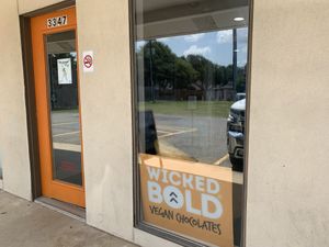 Door at Wicked BOLD Vegan Kitchen in Flower Mound