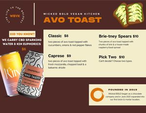 Menu at Wicked BOLD Vegan Kitchen in Flower Mound