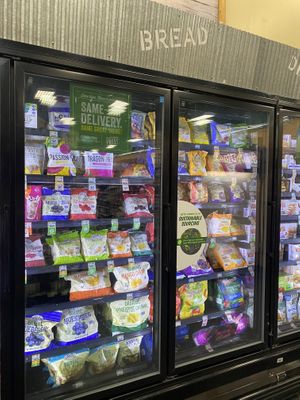 Frozen Fruit Section • Lots of Organics  at Sprout's Farmers Market in Burbank