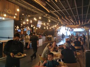 Seating at Alma Verde in Tijuana