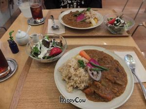 Beans curry & salad at Point in Tokyo