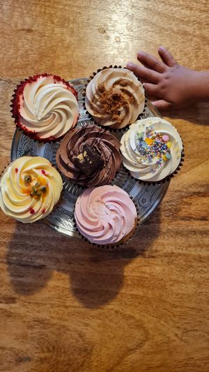 A gem for the eyes and the mouth 💙 at Lola's Cupcakes - Selfridges in London