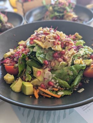 Quinoa avocado salad at Taverna Nissi in Ayia Napa