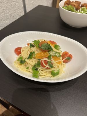 Weekend Special: Vegetable Pasta  at Yasai Cafe Kukuri in Tokyo