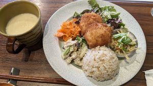 ワンプレート at Yasai Cafe Kukuri in Tokyo