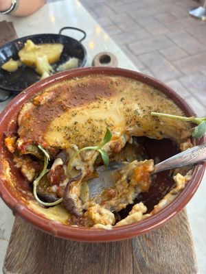 Vegan Moussaka at Agora Tavern in Paphos