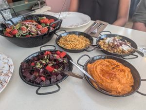 Starters at Agora Tavern in Paphos